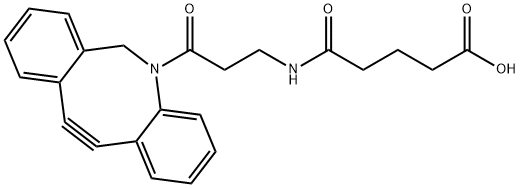 DBCO-(CH2)2-NH2酰基丁酸, 1337920-25-8, 结构式