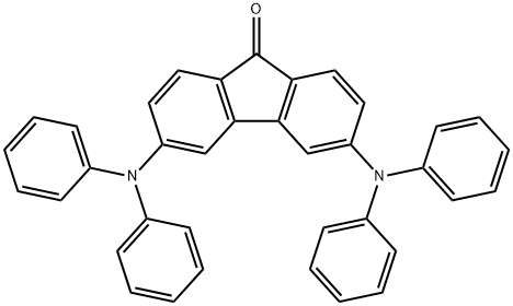 9H-Fluoren-9-one, 3,6-bis(diphenylamino)- Structure