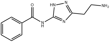 Benzamide, N-[3-(2-aminoethyl)-1H-1,2,4-triazol-5-yl]- Struktur