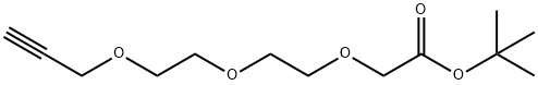 Propargyl-PEG2-CH2COOtBu Struktur