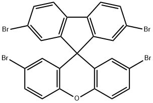 2,2',7,7'-四溴螺[芴-9,9'-氧杂蒽] 结构式