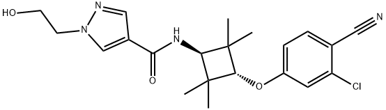Androgen receptor antagonist 1 结构式