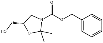 3-Oxazolidinecarboxylic acid, 5-(hydroxymethyl)-2,2-dimethyl-, phenylmethyl ester, (5S)-