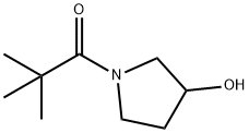 1-(3-羟基吡咯烷-1-基)-2,2-二甲基丙-1-酮 结构式