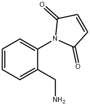 1H-Pyrrole-2,5-dione, 1-[2-(aminomethyl)phenyl]- 结构式