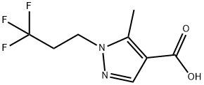 5-methyl-1-(3,3,3-trifluoropropyl)-1H-pyrazole-4-carboxylic acid|5-甲基-1-(3,3,3-三氟丙基)-1H-吡唑-4-羧酸