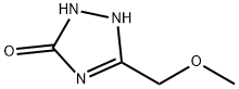 3H-1,2,4-Triazol-3-one, 1,2-dihydro-5-(methoxymethyl)- Struktur