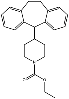 1-Piperidinecarboxylic acid, 4-(10,11-dihydro-5H-dibenzo[a,d]cyclohepten-5-ylidene)-, ethyl ester