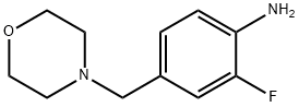 2-fluoro-4-(morpholin-4-ylmethyl)aniline Struktur