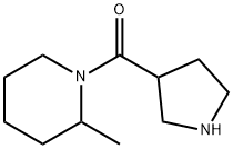 Methanone, (2-methyl-1-piperidinyl)-3-pyrrolidinyl- Structure