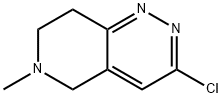 Pyrido[4,3-c]pyridazine, 3-chloro-5,6,7,8-tetrahydro-6-methyl- Structure