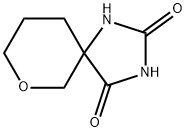 7-氧杂-1,3-二氮杂螺[4.5]癸烷-2,4-二酮 结构式