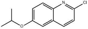 Quinoline, 2-chloro-6-(1-methylethoxy)- 结构式