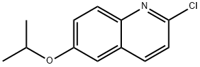 Quinoline, 2-chloro-6-(1-methylethoxy)- Structure