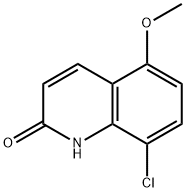2(1H)-Quinolinone, 8-chloro-5-methoxy- Structure