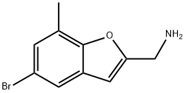 (5-bromo-7-methyl-1-benzofuran-2-yl)methanamine|