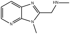 N-甲基-1-(3-甲基-3H-咪唑并[4,5-B]吡啶-2-基)甲胺 结构式