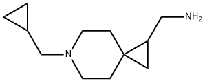 N-((6-氮杂螺[2.5]辛烷-1-基)甲基)-1-环丙基甲胺, 1344003-11-7, 结构式