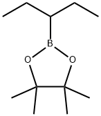 1,3,2-Dioxaborolane, 2-(1-ethylpropyl)-4,4,5,5-tetramethyl- Struktur