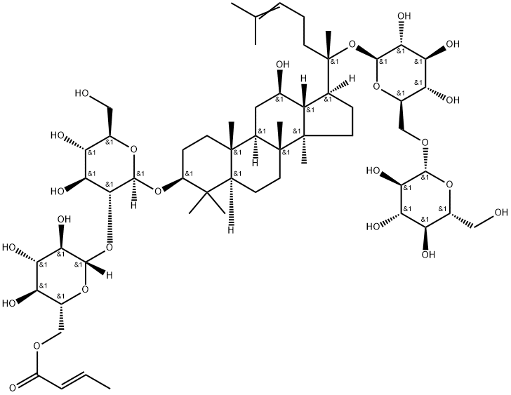 Ginsenoside Ra6 化学構造式
