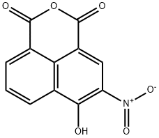 1H,3H-Naphtho[1,8-cd]pyran-1,3-dione, 6-hydroxy-5-nitro-,134870-45-4,结构式