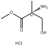 D-Serine, 2-Methyl-, Methyl ester, hydrochloride (1:1), 134899-86-8, 结构式