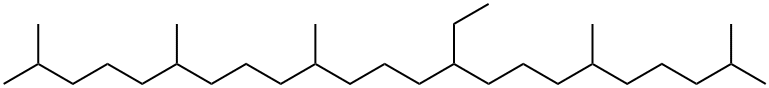Tricosane, 10-ethyl-2,6,14,18,22-pentamethyl- Struktur