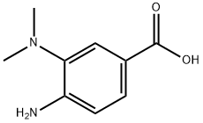 4-氨基-3-(二甲基氨基)苯甲酸 结构式