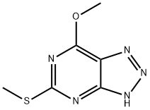 7-甲氧基-5-(甲硫基)-3H- [1,2,3]三唑并[4,5-D]嘧啶 结构式