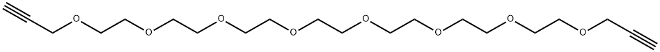 Bis-propargyl-PEG8, 1351373-46-0, 结构式
