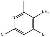3-Pyridinamine, 4-bromo-6-chloro-2-methyl-, 1351813-69-8, 结构式