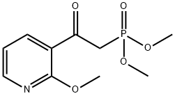 2-(2-甲氧基-3-吡啶基)-2-氧代乙基]膦酸二甲酯,1352624-30-6,结构式