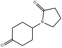 1-(4-氧代环己基)吡咯烷-2-酮 结构式