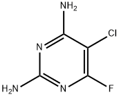 5-Chloro-6-fluoropyrimidine-2,4-diamine Struktur