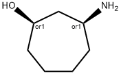cis-3-Amino-cycloheptanol Structure