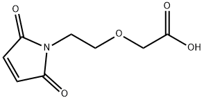 2-(2-(2,5-二氧代-2,5-二氢-1H-吡咯-1-基)乙氧基)乙酸,1354714-66-1,结构式