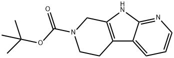 5,6,8,9-四氢-7H-吡咯并[2,3-B:5,4-C']二吡啶-7-羧酸叔丁酯 结构式
