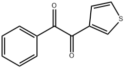1-苯基-2-(3-噻吩基)乙烷-1,2-二酮, 135490-84-5, 结构式