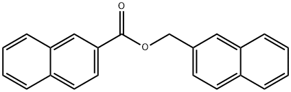 Naphthalene-2-carboxylic acid 2-naphtylmethyl ester, 135512-98-0, 结构式