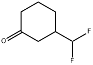 Cyclohexanone, 3-(difluoromethyl)- 结构式