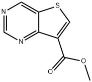 噻吩并[3,2-D]嘧啶-7-羧酸甲酯, 1356017-03-2, 结构式