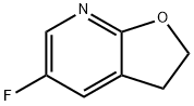 Furo[2,3-b]pyridine, 5-fluoro-2,3-dihydro- Structure