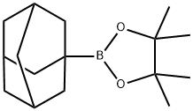 2-(Adamantan-1-yl)-4,4,5,5-tetramethyl-1,3,2-dioxaborolane Structure