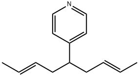 4-[(2E,7E)-nona-2,7-dien-5-yl]pyridine mixture of isomers 结构式