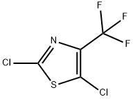 Thiazole, 2,5-dichloro-4-(trifluoromethyl)- Structure