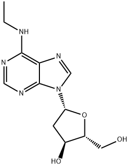 N6-Ethyl-2'-deoxyadenosine Structure