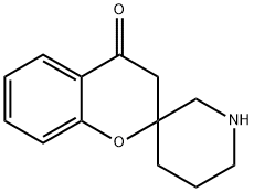 Spiro[2H-1-benzopyran-2,3'-piperidin]-4(3H)-one 结构式