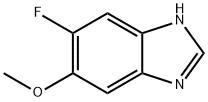 1H-Benzimidazole, 6-fluoro-5-methoxy- Structure