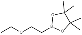 2-(2-Ethoxyethyl)-4,4,5,5-tetramethyl-1,3,2-dioxaborolane,1361022-71-0,结构式