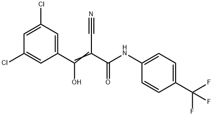 2-Propenamide, 2-cyano-3-(3,5-dichlorophenyl)-3-hydroxy-N-[4-(trifluoromethyl)phenyl]-|TPC2-A1-N